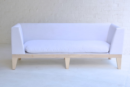 003 Couch - Modern white gondola